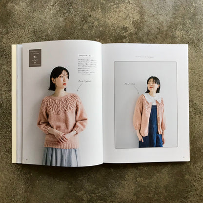 Easy-to-knit, stylish knitwear: The Knit Market Collection | やさしく編めて着映えるニット　ニットマルシェウエアコレクション