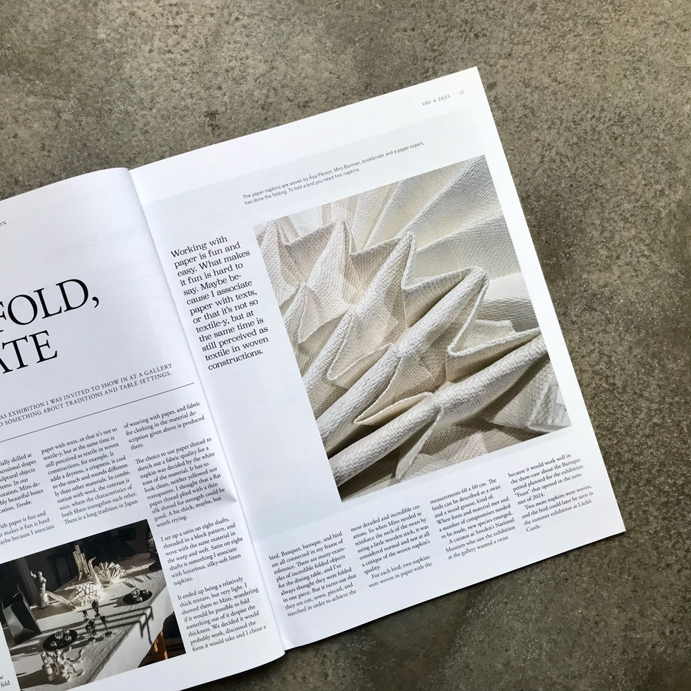 VÄV : Scandinavian Weaving Magazine issue 4 | 2025 – Retrosaria