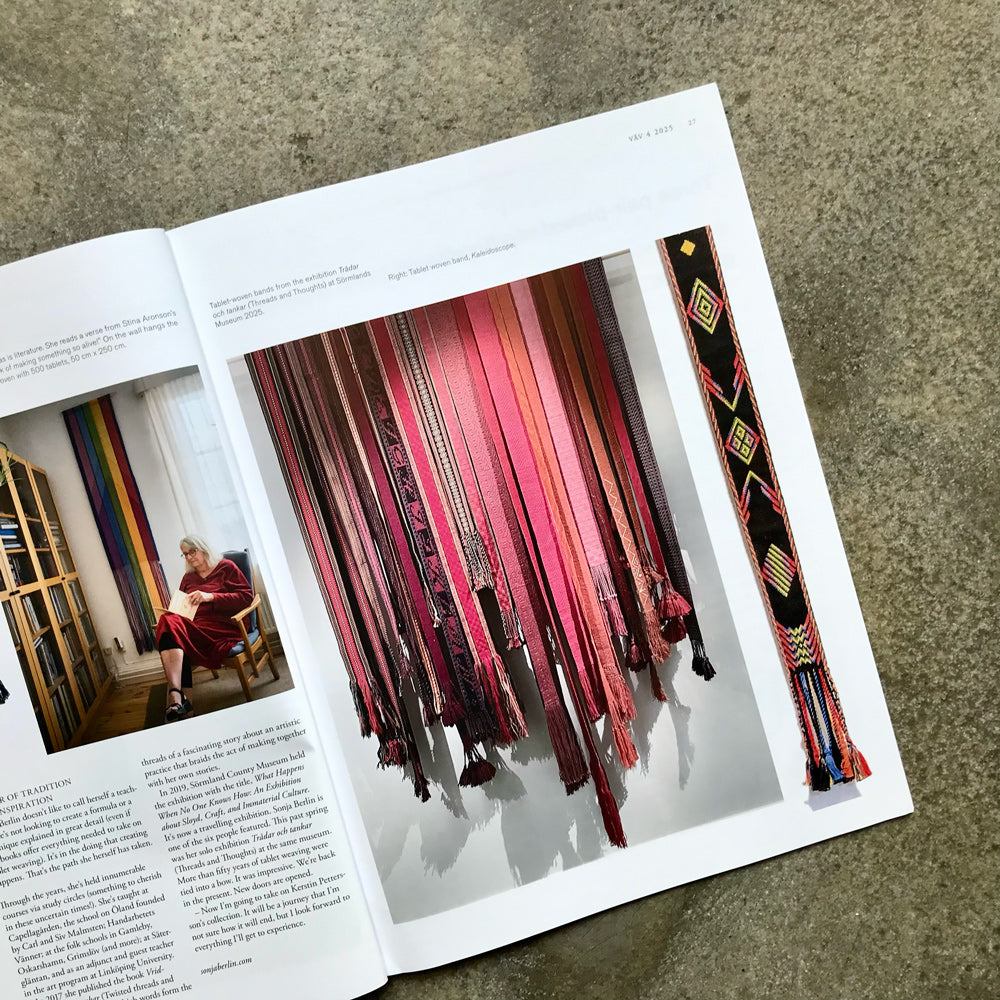 VÄV : Scandinavian Weaving Magazine issue 4 | 2025 – Retrosaria