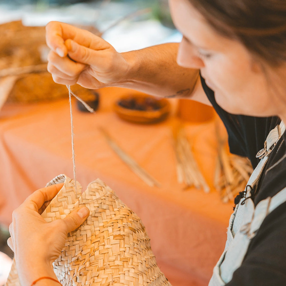 Basketry: Palm weaving with Atelier Balancê