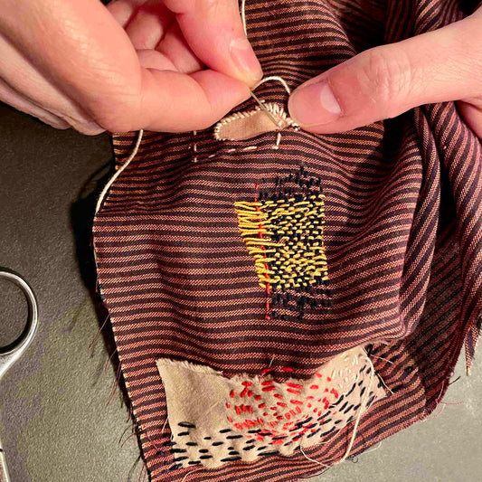 Mending with Kantha Embroidery with Wenlin Studio - 14 FEB