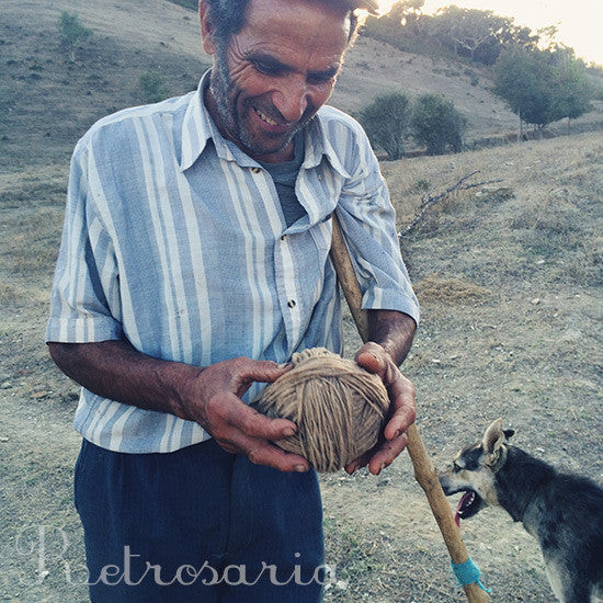 Alfeire - lã fiada à mão