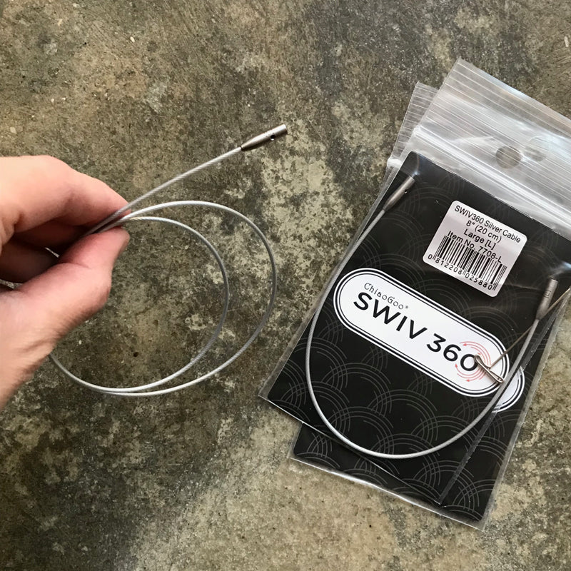 Chiaogoo SWIV 360 silver cables