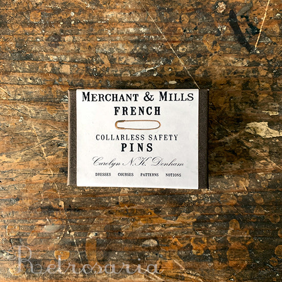 Merchant & Mills nickel French safety pins