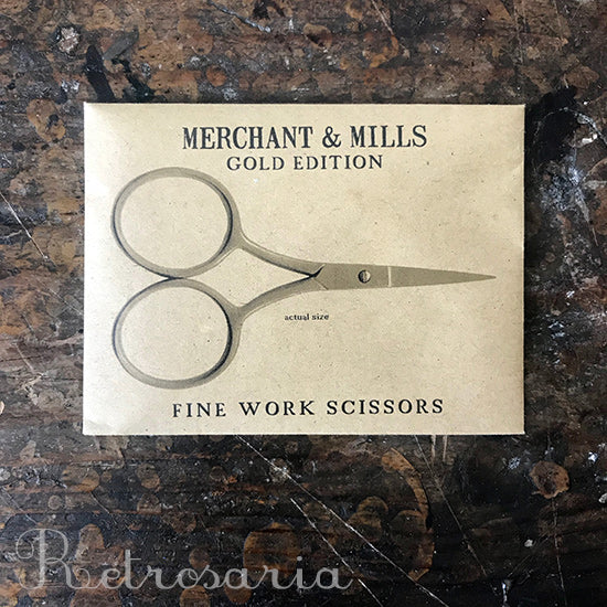 Tesoura de costura Merchant & Mills Fine Work Gold Scissors