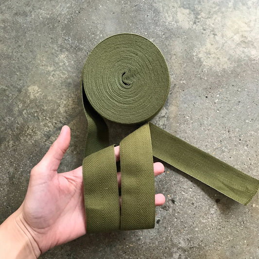 Cotton twill webbing