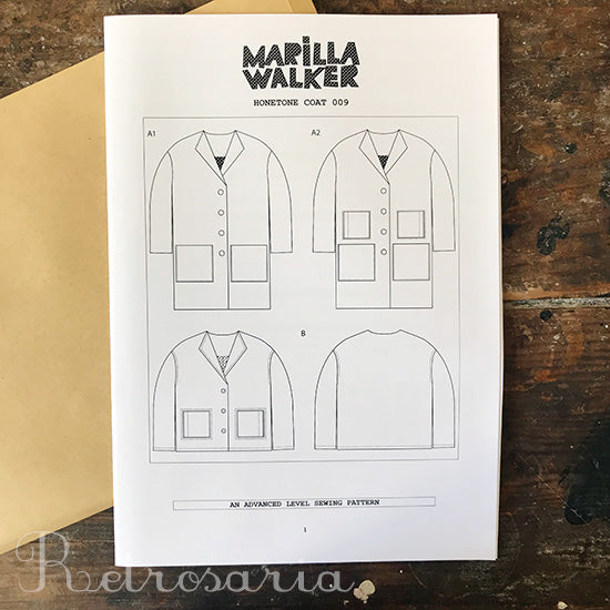 Marilla Walker Honetone Coat sewing pattern