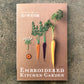 Kazuko Aoki's embroidery Vegetable picture book in the garden |  青木和子の刺しゅう 庭の野菜図鑑