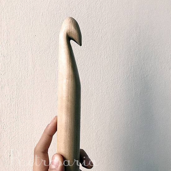 Agulhas de crochet KnitPro Jumbo Birch Crochet Hook