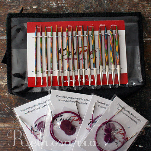 KnitPro Symfonie Deluxe kit de agulhas circulares intercambiáveis