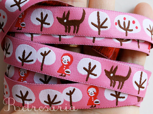 Little Red Riding Hood pink ribbon
