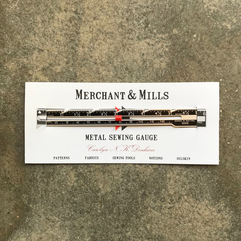 Merchant & Mills Metal Sewing Gauge