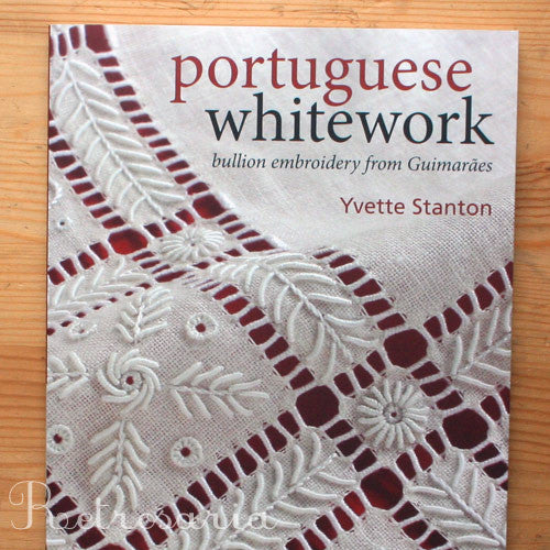 Portuguese Whitework - bullion embroidery from Guimarães