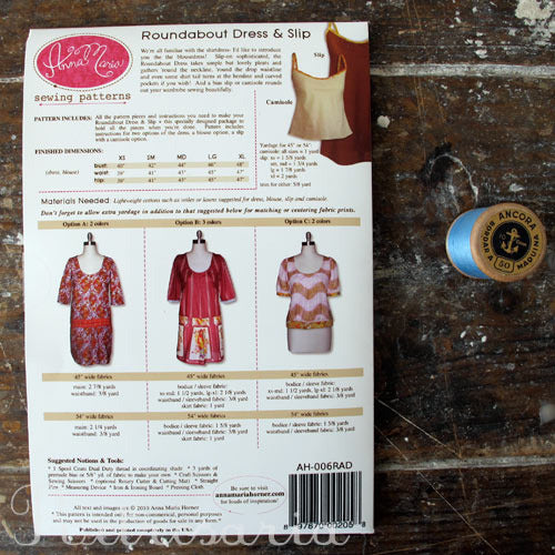 Roundabout Dress & Slip by Anna Maria Horner sewing patterns