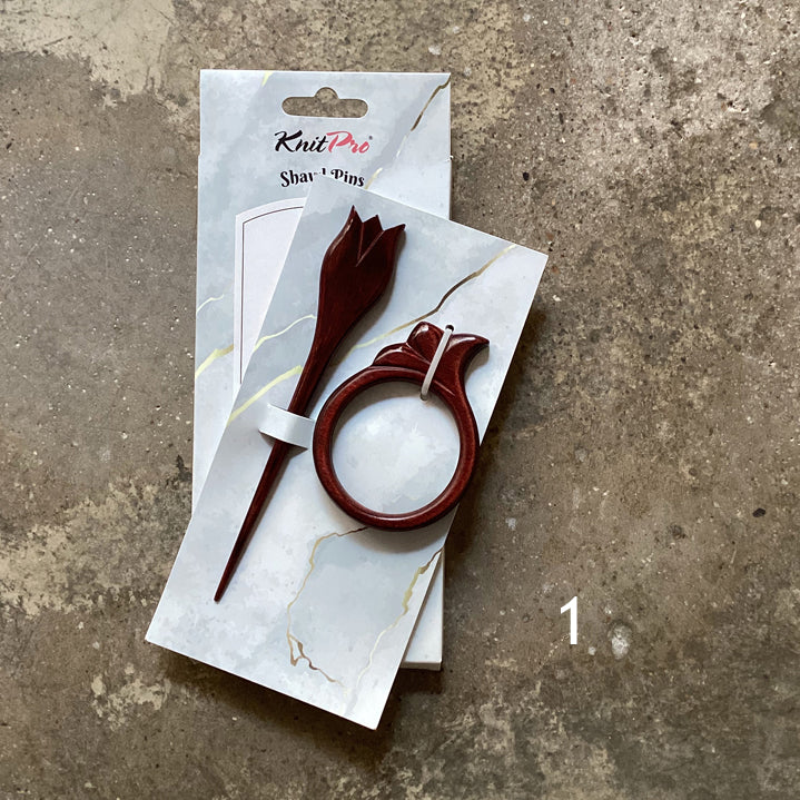 Alfinete para xaile Knitpro Flora Shawl Pins